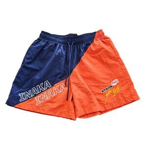 Authentic 2021 Rare Inaka Power Orange and Blue Knicks Mesh Shorts Size M